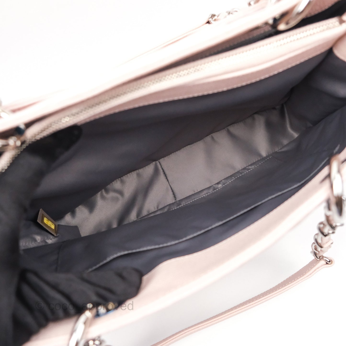 Chanel GST Pink Caviar Silver Hardware
