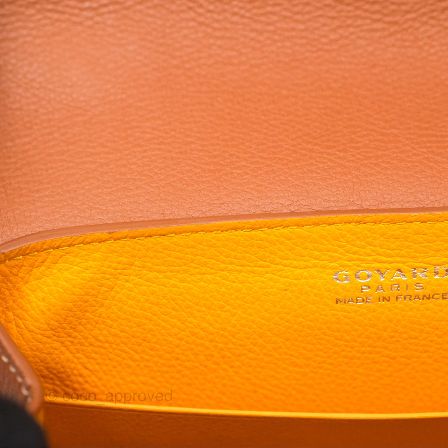 Goyard Saïgon Mini Bag Tan Goyardine Canvas/Chevroches Calfskin