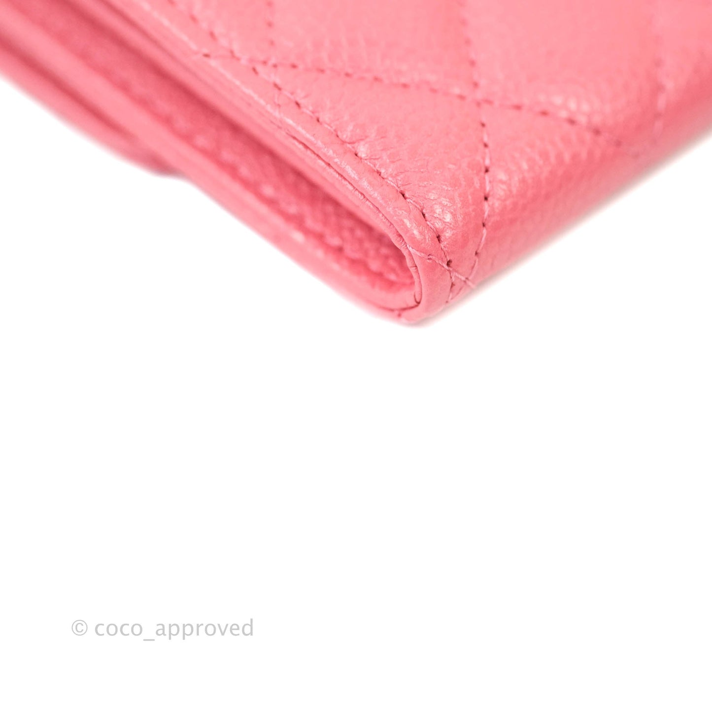 Chanel Classic Flap Wallet Pink Caviar Gold Hardware⁣ 18S