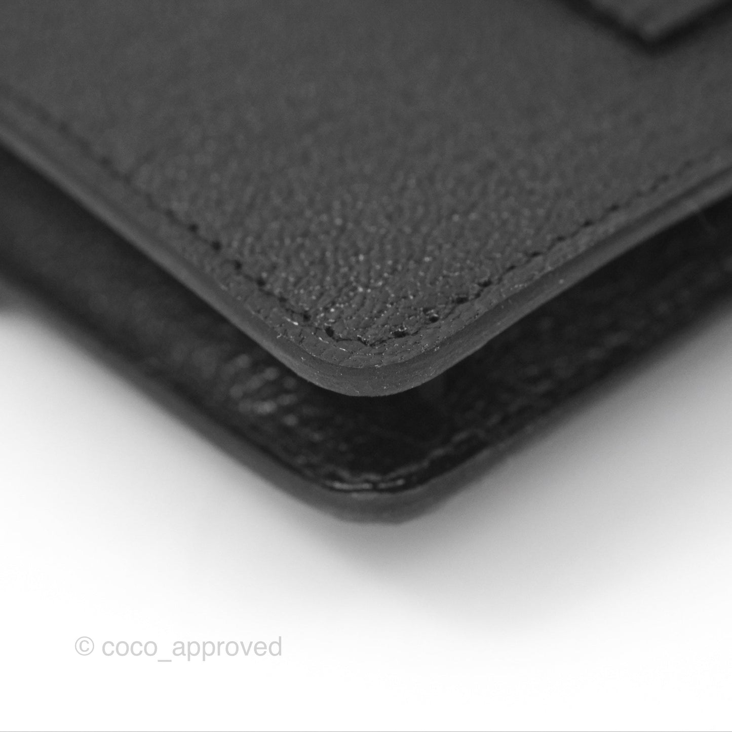Hermès Roulis Slim Wallet Noir Gold Hardware