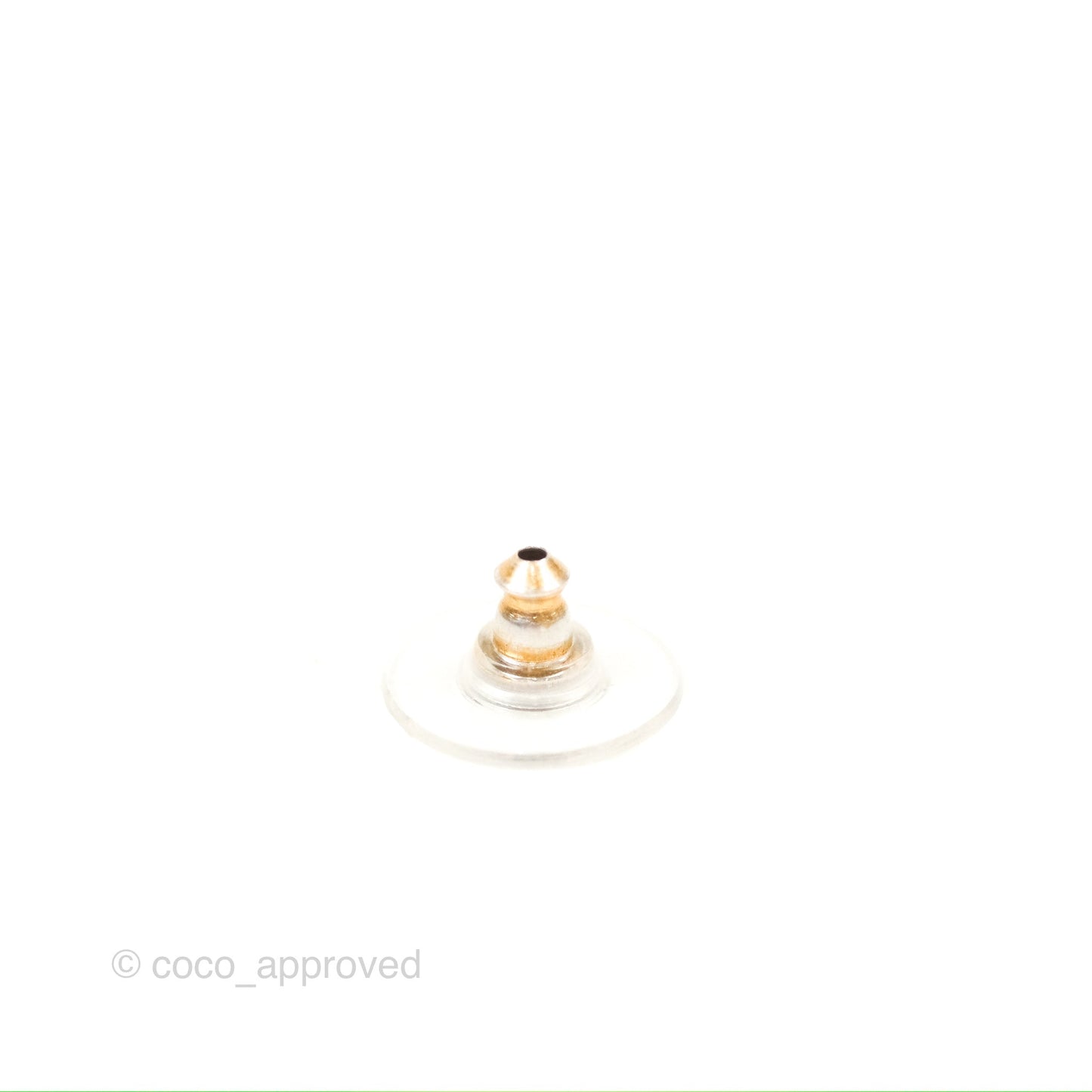 Chanel Large Crystal CC No5 Drop Earrings Antique Gold Tone 20S