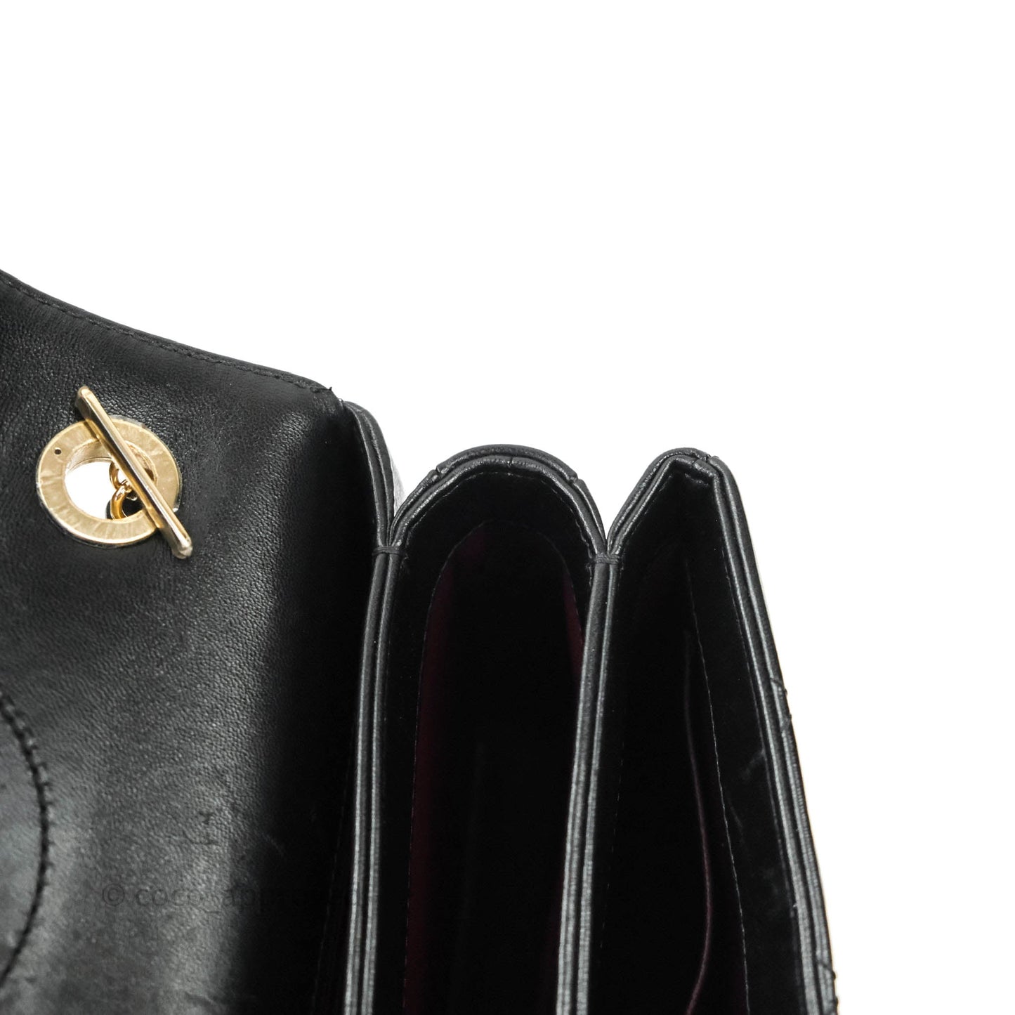 Chanel Trendy CC Small Black Lambskin Gold Hardware