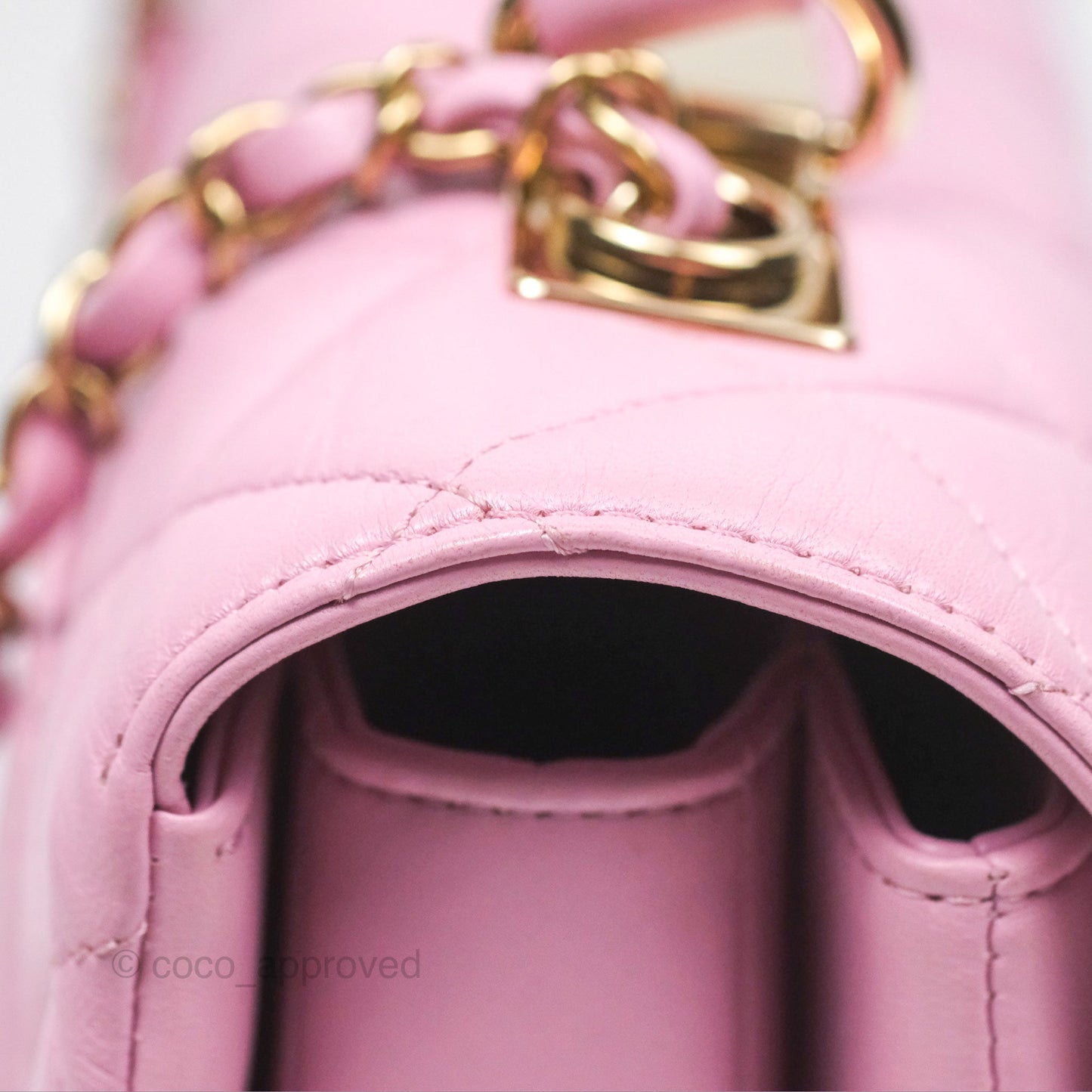 Chanel Medium Trendy CC Pink Lambskin Gold Hardware