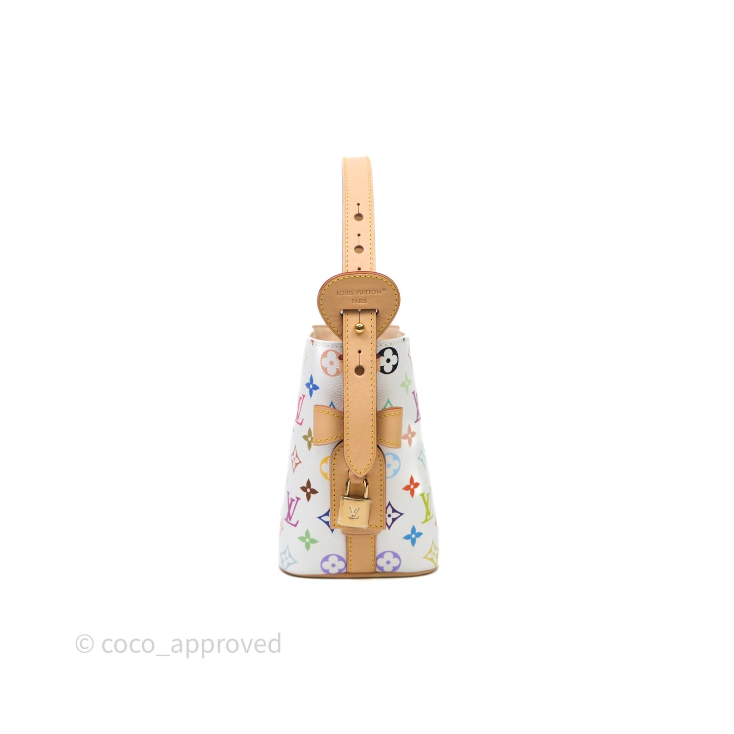 Louis Vuitton x Takashi Murakami All In BB Bag Multicolore Blanc Monogram Canvas