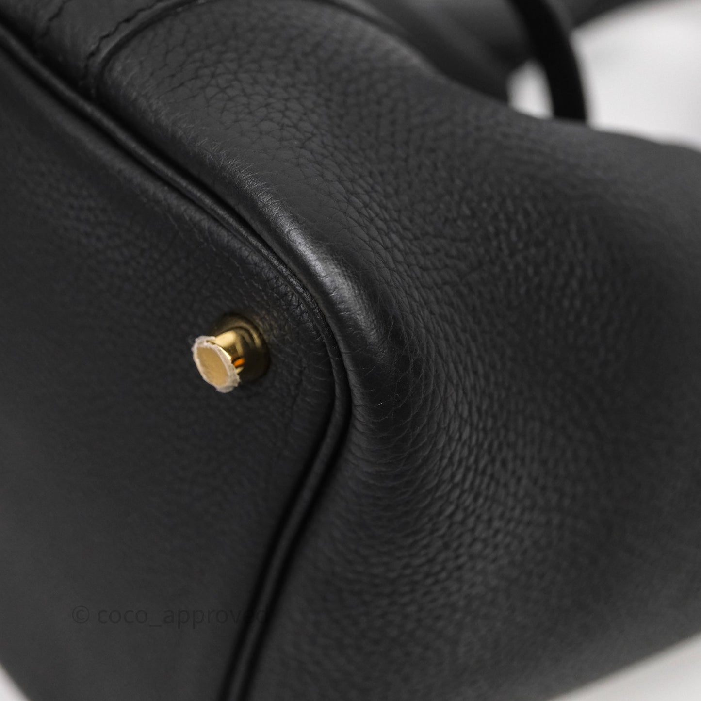 Hermès Picotin Lock 18 Noir Black 89 Clemence Gold Hardware