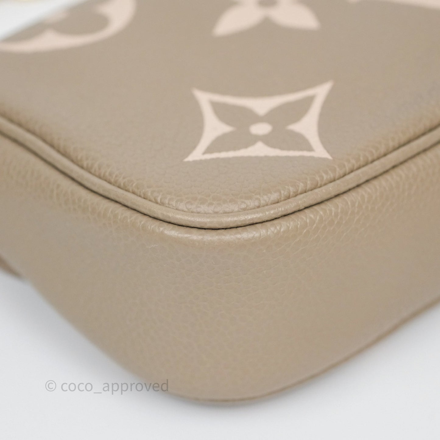 Louis Vuitton Ivy Wallet on Chain Monogram Empreinte Dove/Cream