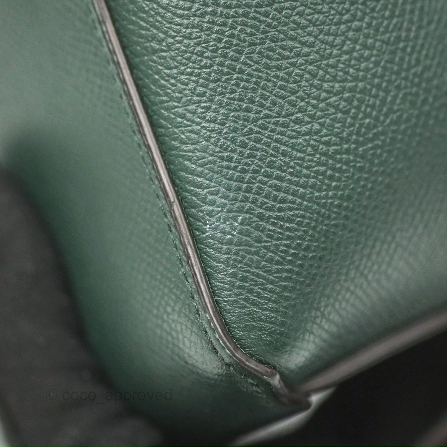 Celine Pico Belt Bag Amazone Green Grained Calfskin Gold Hardware