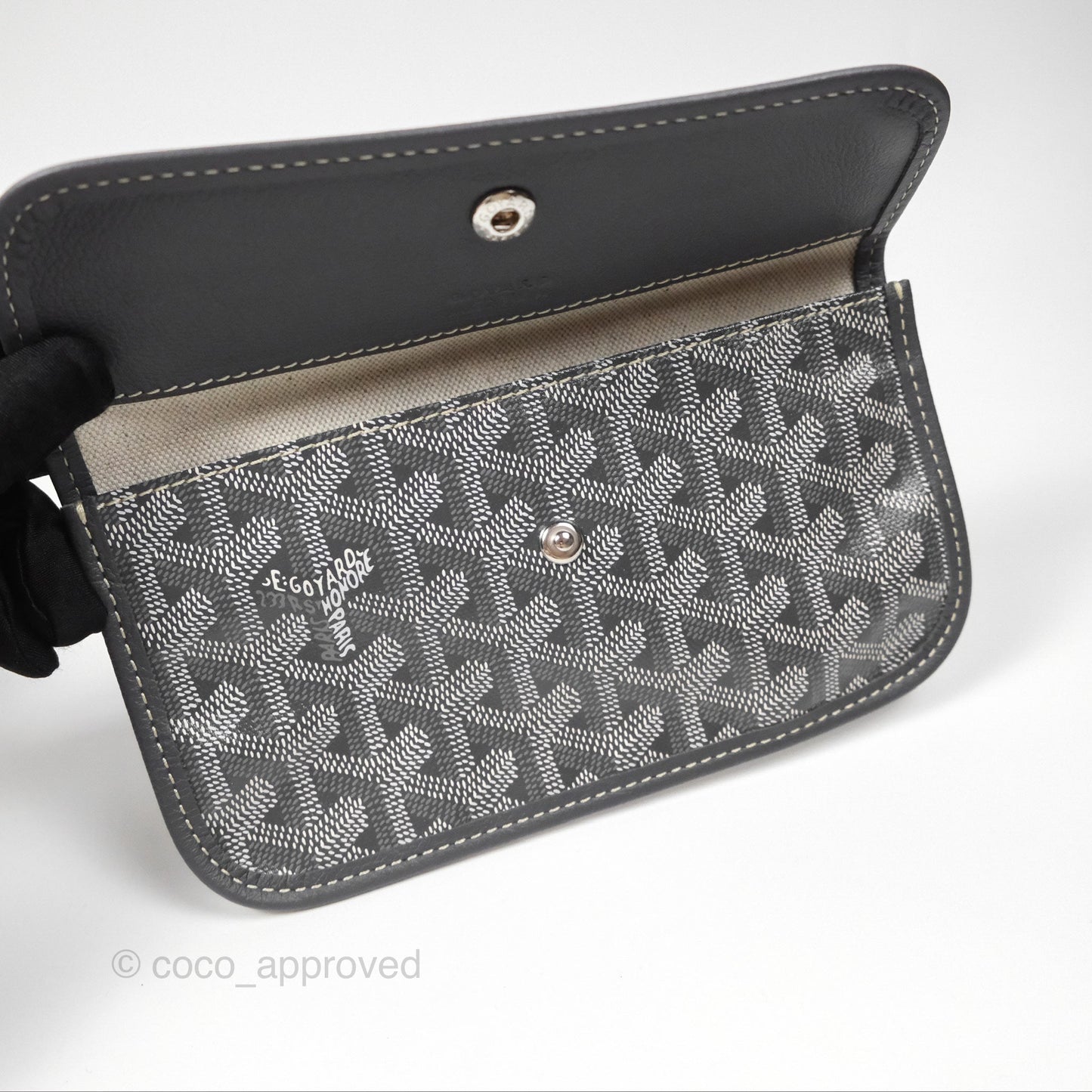Goyard Bohème Hobo Bag Grey Goyardine Canvas