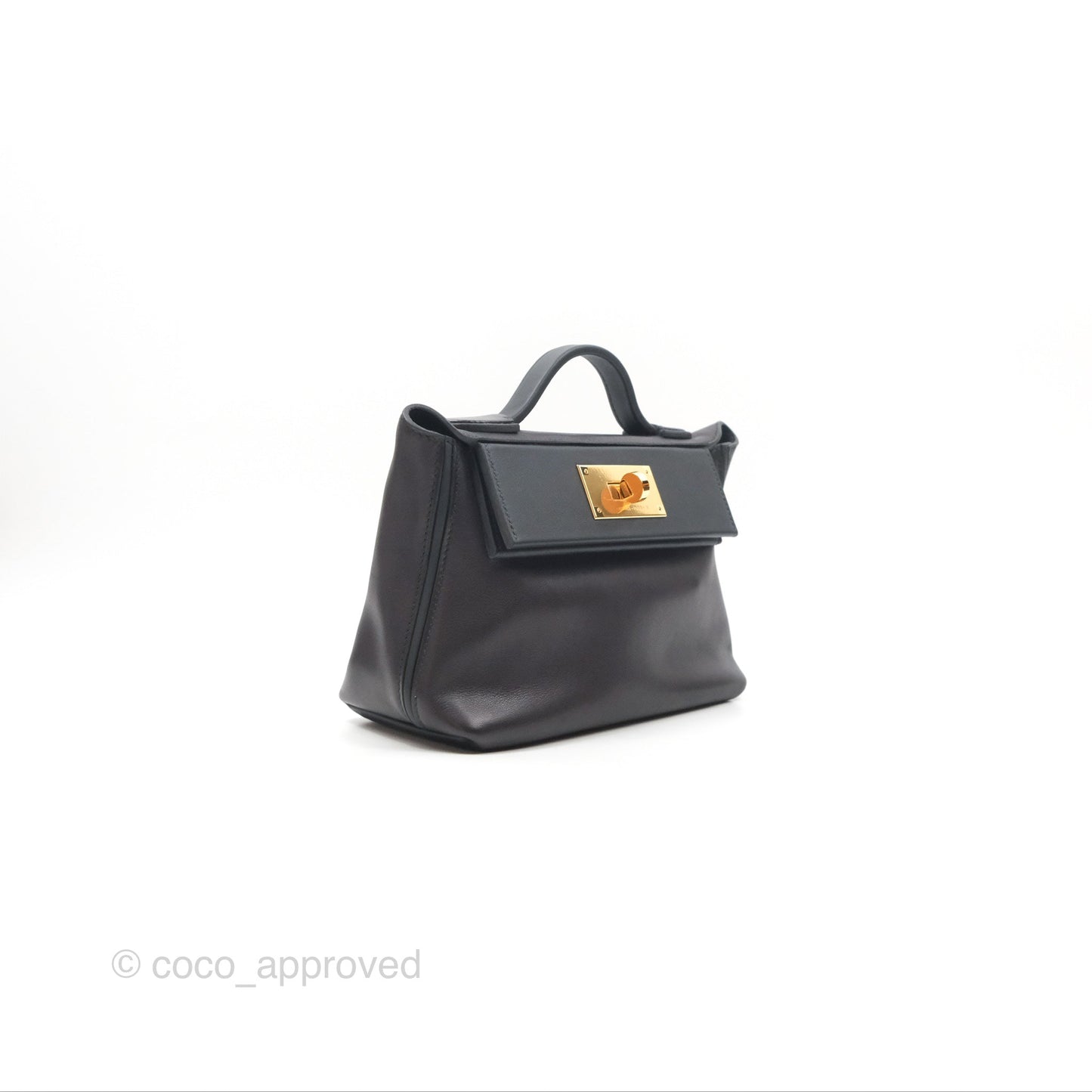 Hermès 24/24 21 Mini Black Swift Gold Hardware