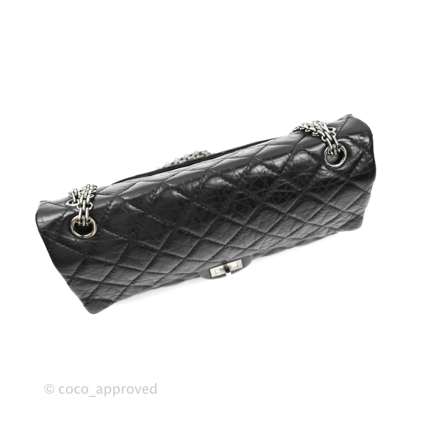 Chanel Reissue Quilted Aged Calfskin Black Ruthenium Hardware 226