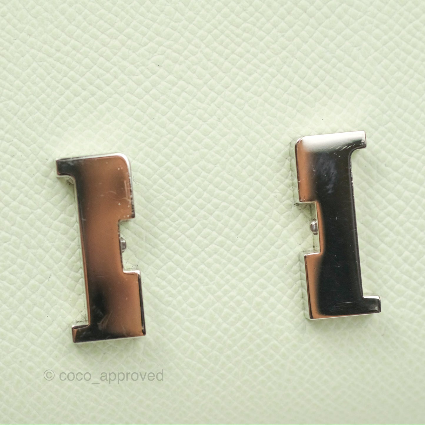 Hermès Constance To Go Wallet Vert Fizz Epsom Palladium Hardware