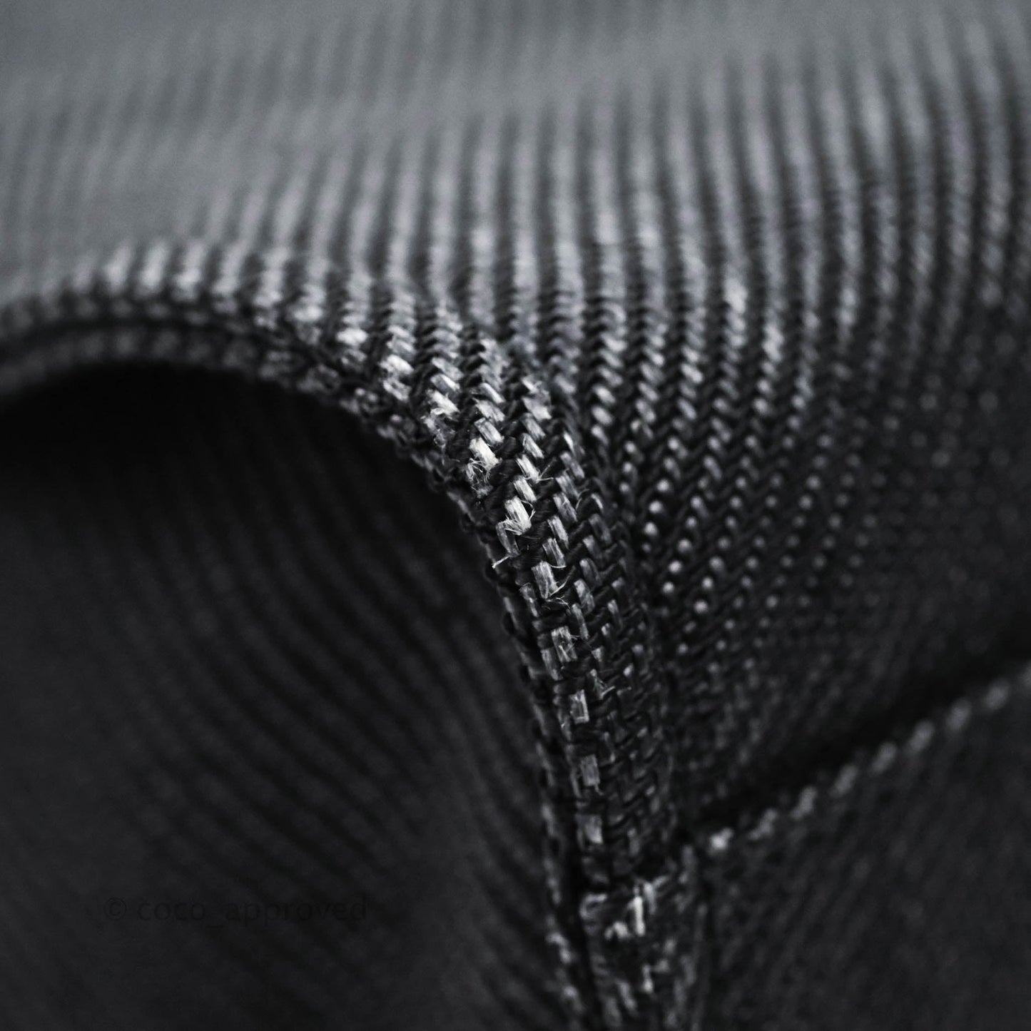 Chanel Large Deauville Charcoal Grey Canvas