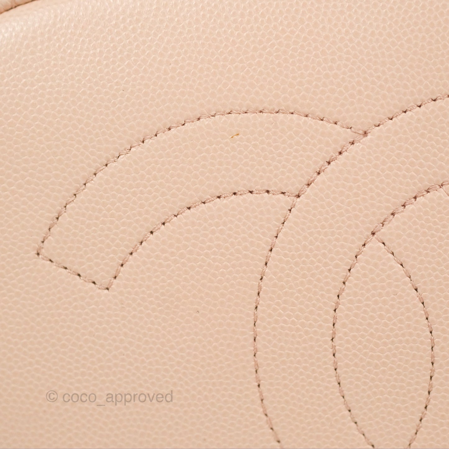 Chanel Quilted Top Handle Drawstring Bucket Bag Pink Caviar Aged Gold Hardware