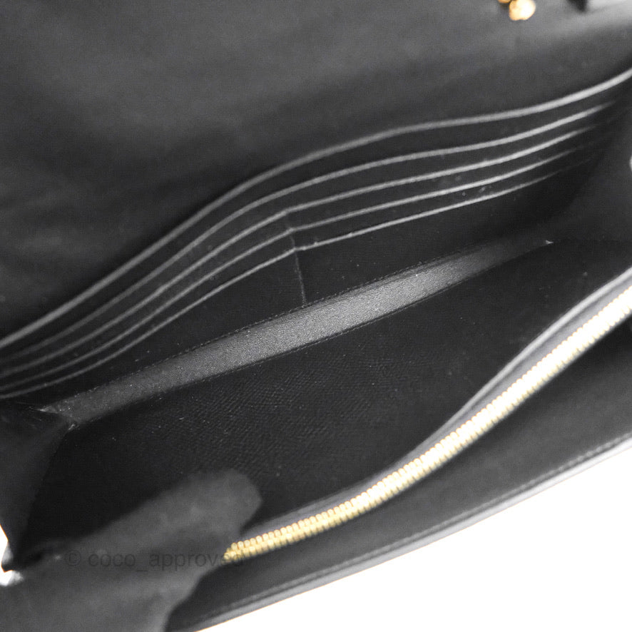 Hermès Constance Long To Go Wallet Black Epsom Gold Hardware