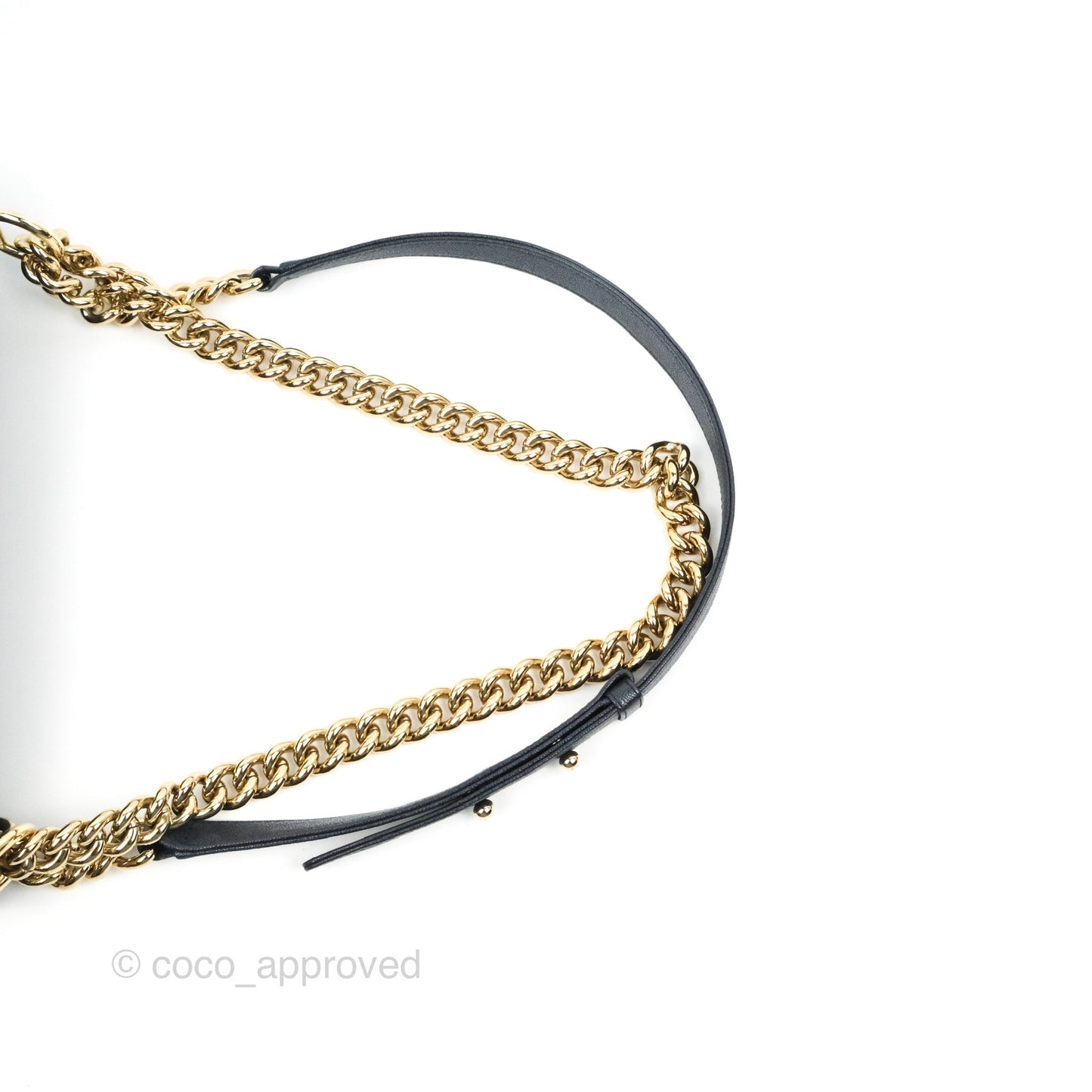 Chanel Chevron Medium Boy Dark Navy Caviar Gold Hardware
