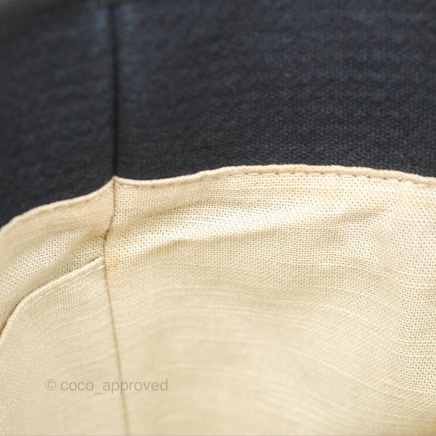 Chanel Medium Canvas Deauville Tote Navy Gold Hardware