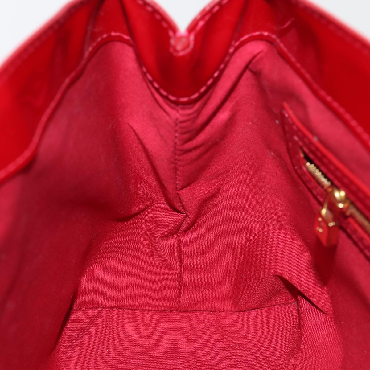 LOUIS VUITTON VernisRayure Wilshire PM Bag Pomme D'amour M91701 LV 86041