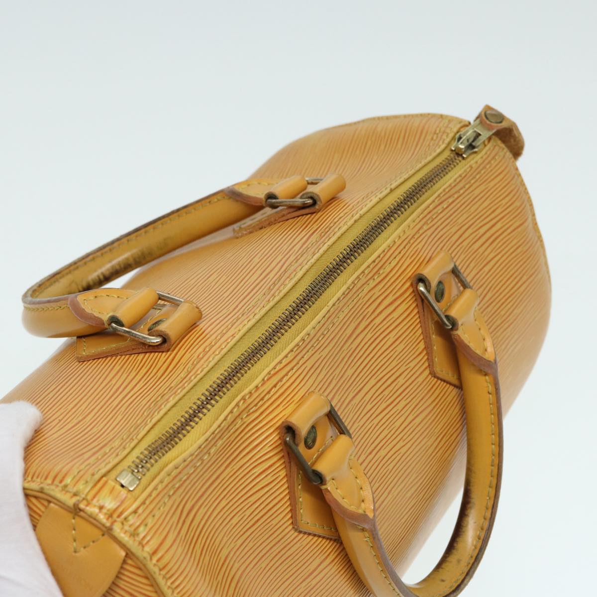 LOUIS VUITTON Epi Speedy 25 Hand Bag Tassili Yellow M43019 LV 86057