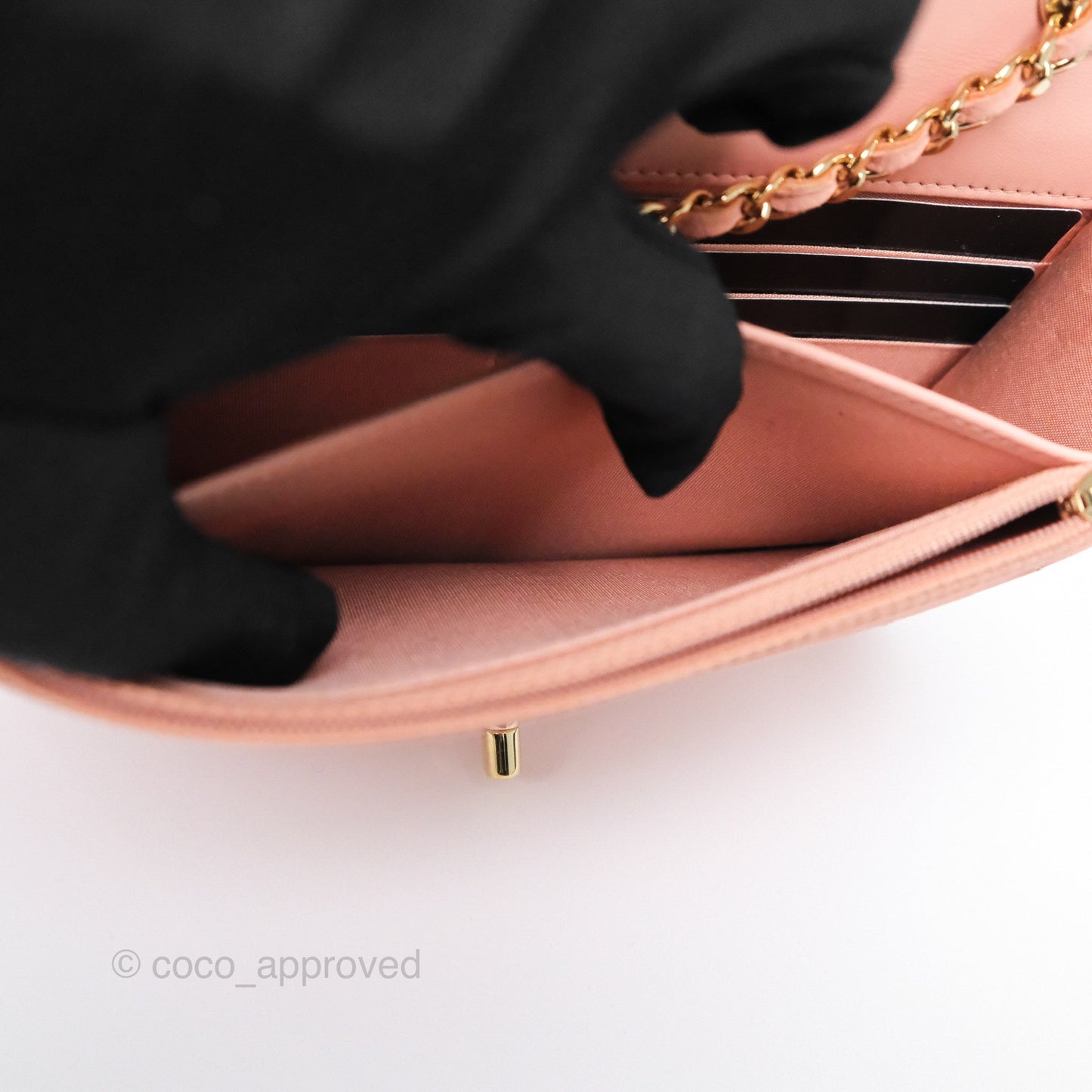 Chanel Trendy CC WOC Quilted Salmon Pink Lambskin Gold Hardware
