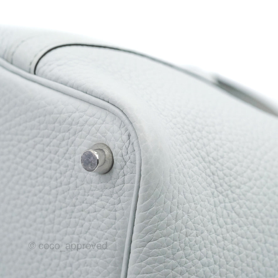 Hermès Picotin Lock 18 Bleu Pale Clemence Palladium Hardware