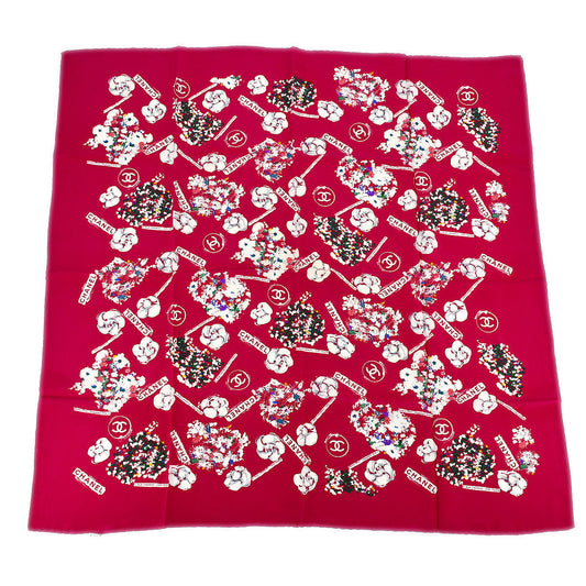 Luxury Chanel Spring 1986 Silk Scarf 85