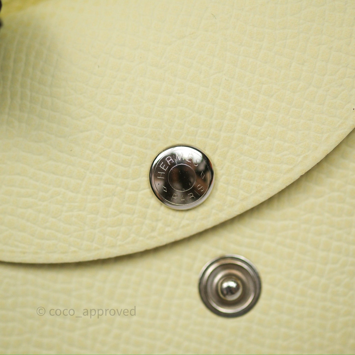 Hermès Calvi Card Holder Jaune Milton I8 Epsom