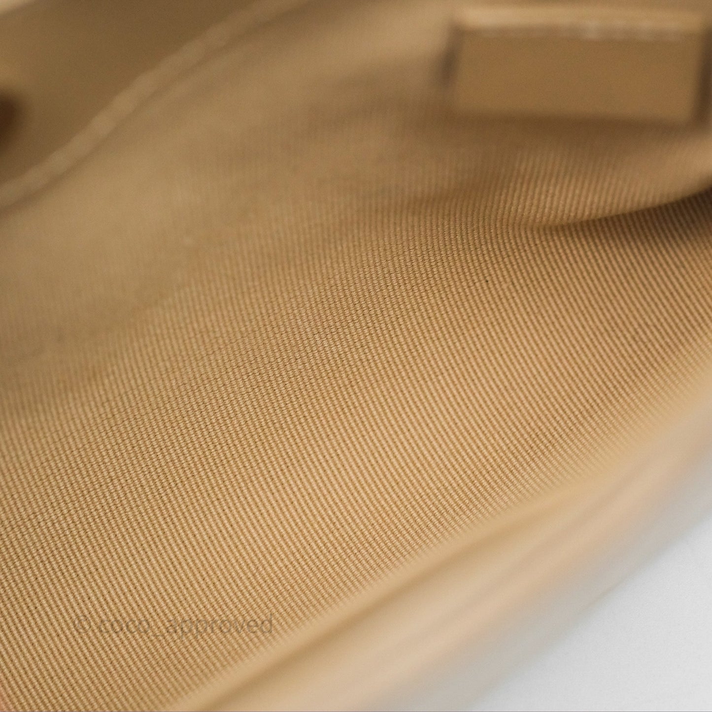Chanel Nano 31 Beige Shiny Lambskin Gold Hardware