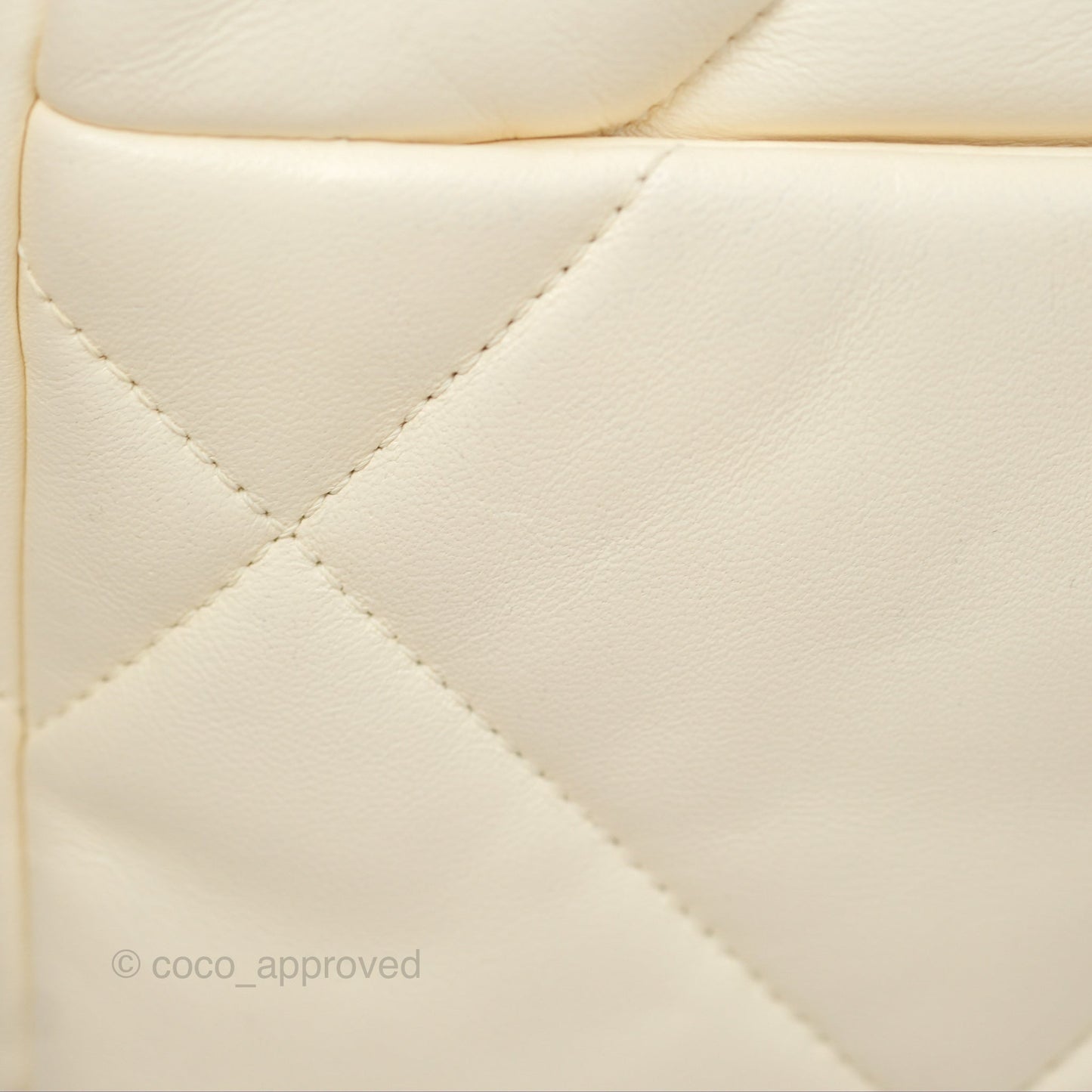 Chanel 19 Small Ivory Cream Mixed Hardware