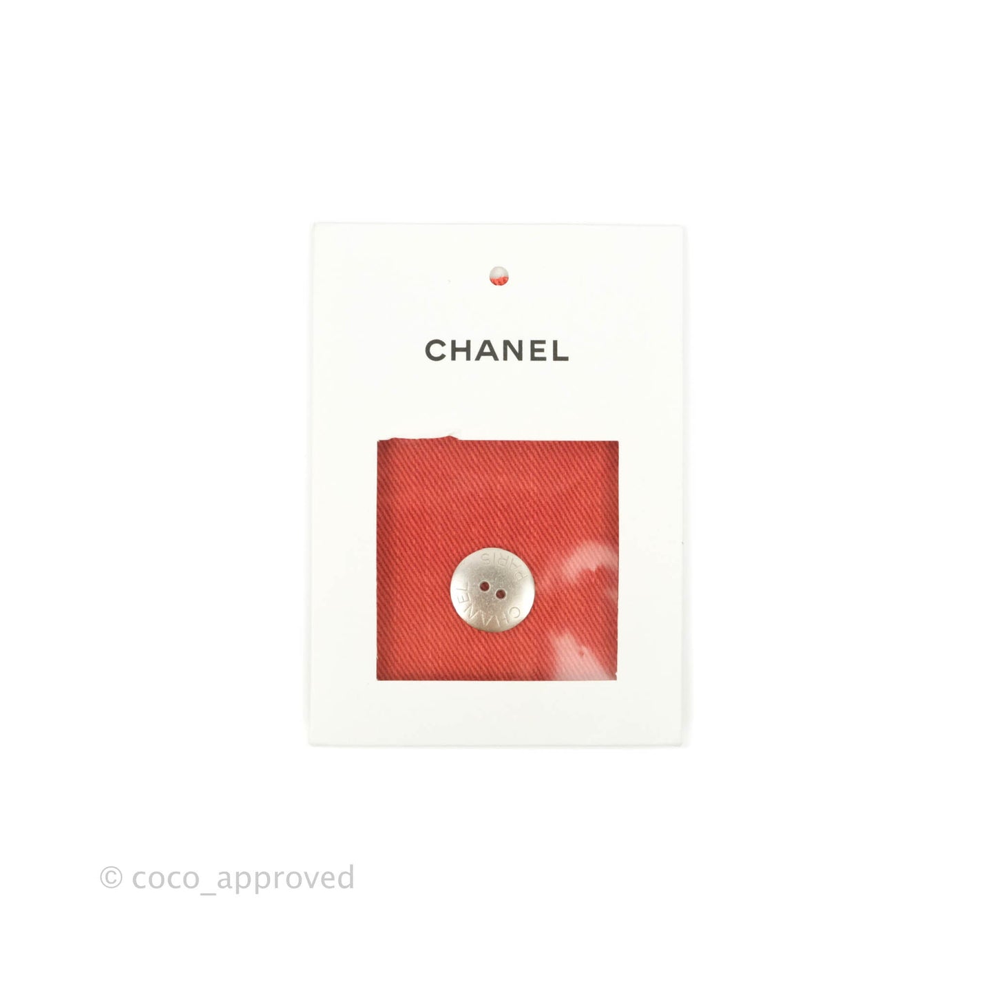 Chanel Denim Skirt Coral Size 40
