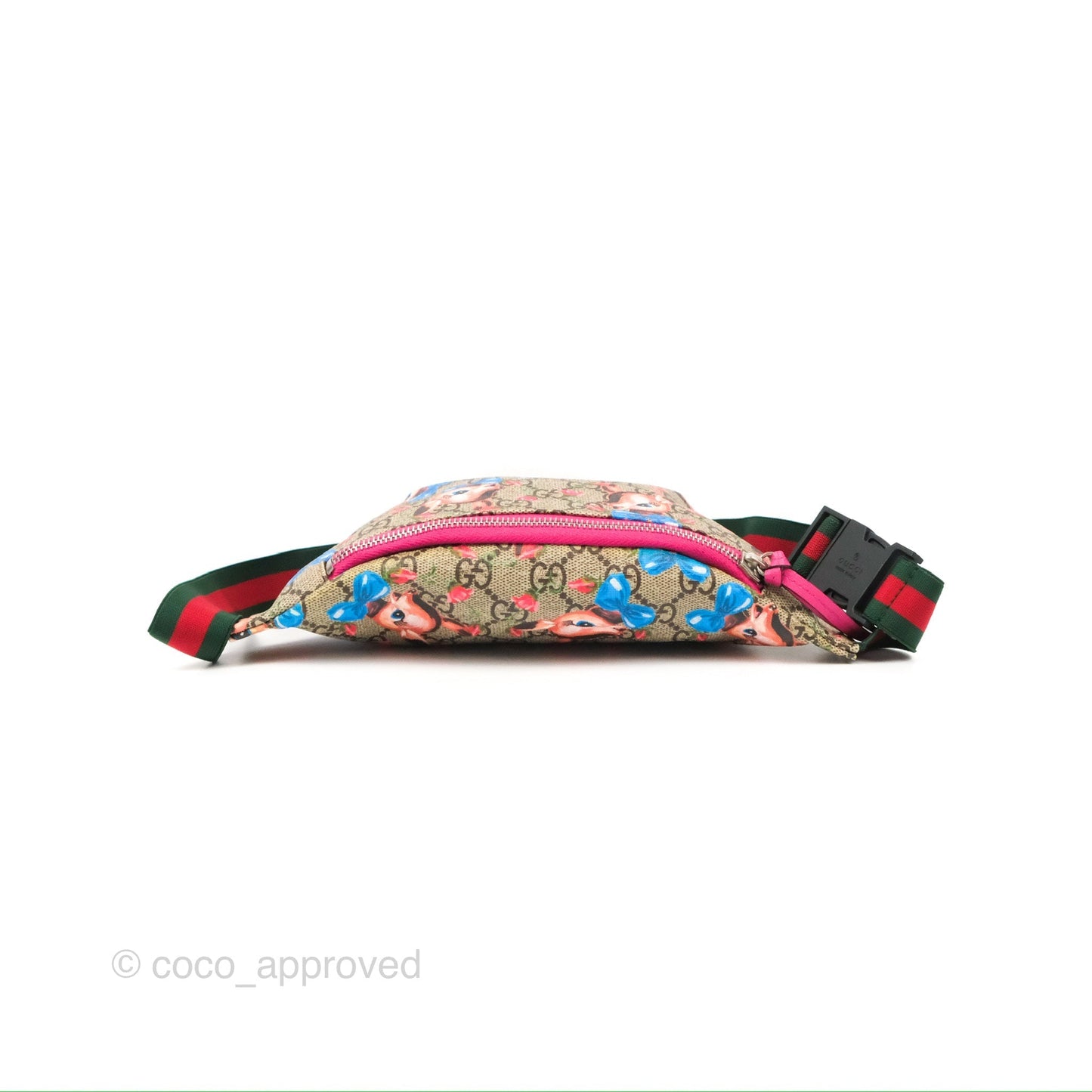 Gucci Girls Supreme Monogram Deer Belt Bag