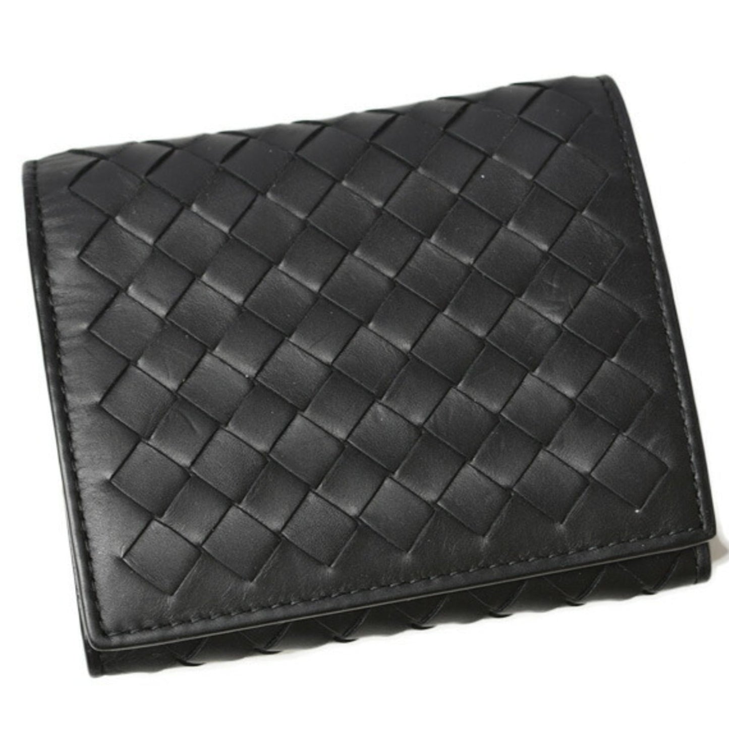 Luxury Bottega Veneta Intrecciato  Leather Wallet (Tri-Fold) ()
