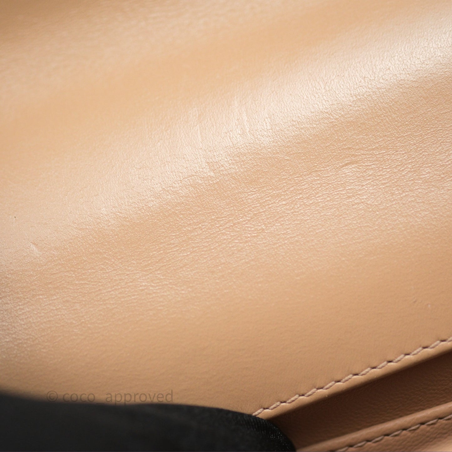 Chanel Quilted Mini Perfect Fit Adjustable Beige Calfskin Gold Hardware