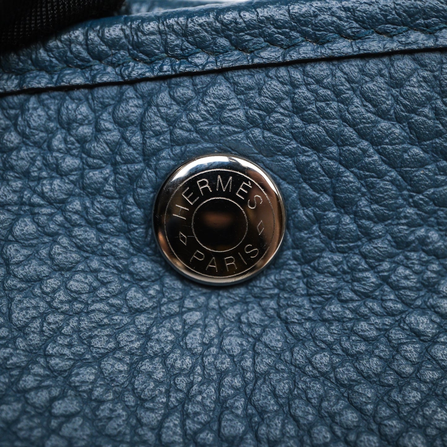 Hermès Garden Party 36 Bleu Palladium Hardware