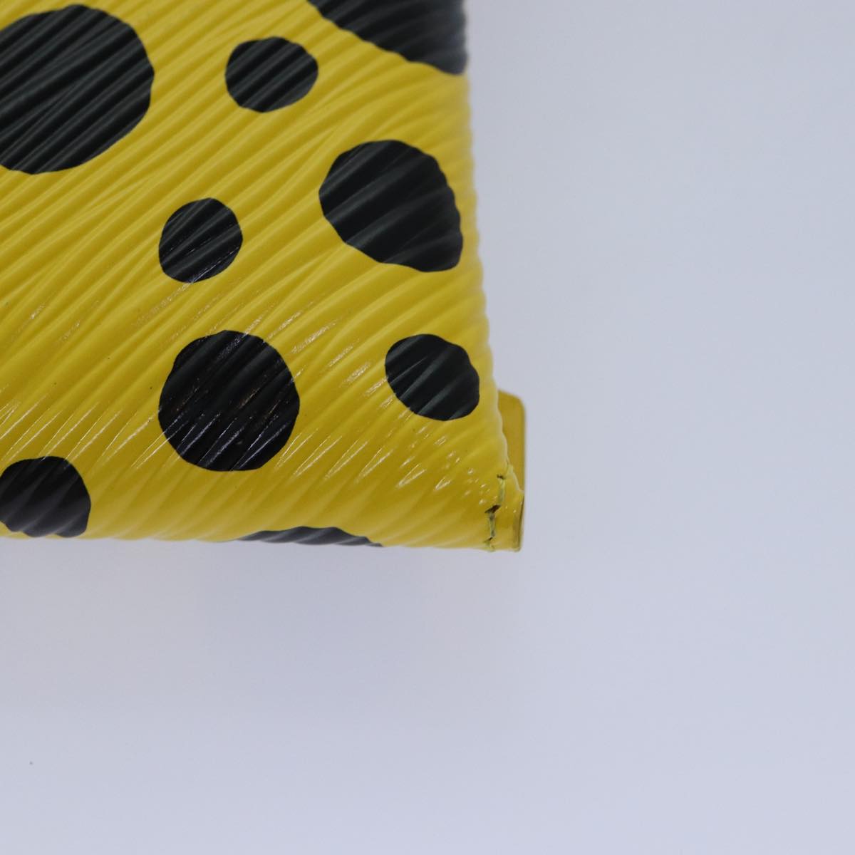 LOUIS VUITTON Epi Yayoi Kusama Pochette Kirigami Pouch Black M81959 86284S