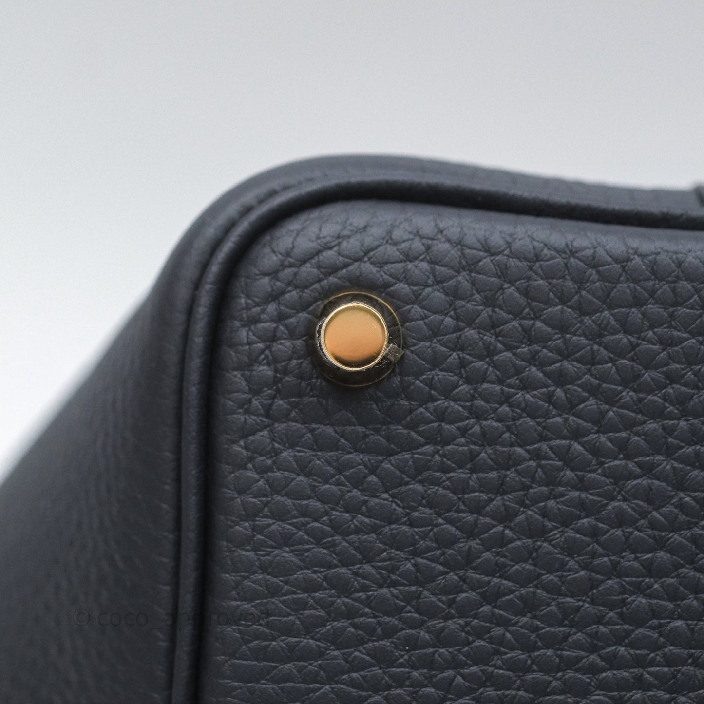 Hermès Picotin 18 Caban 3Y Clemence Gold Hardware