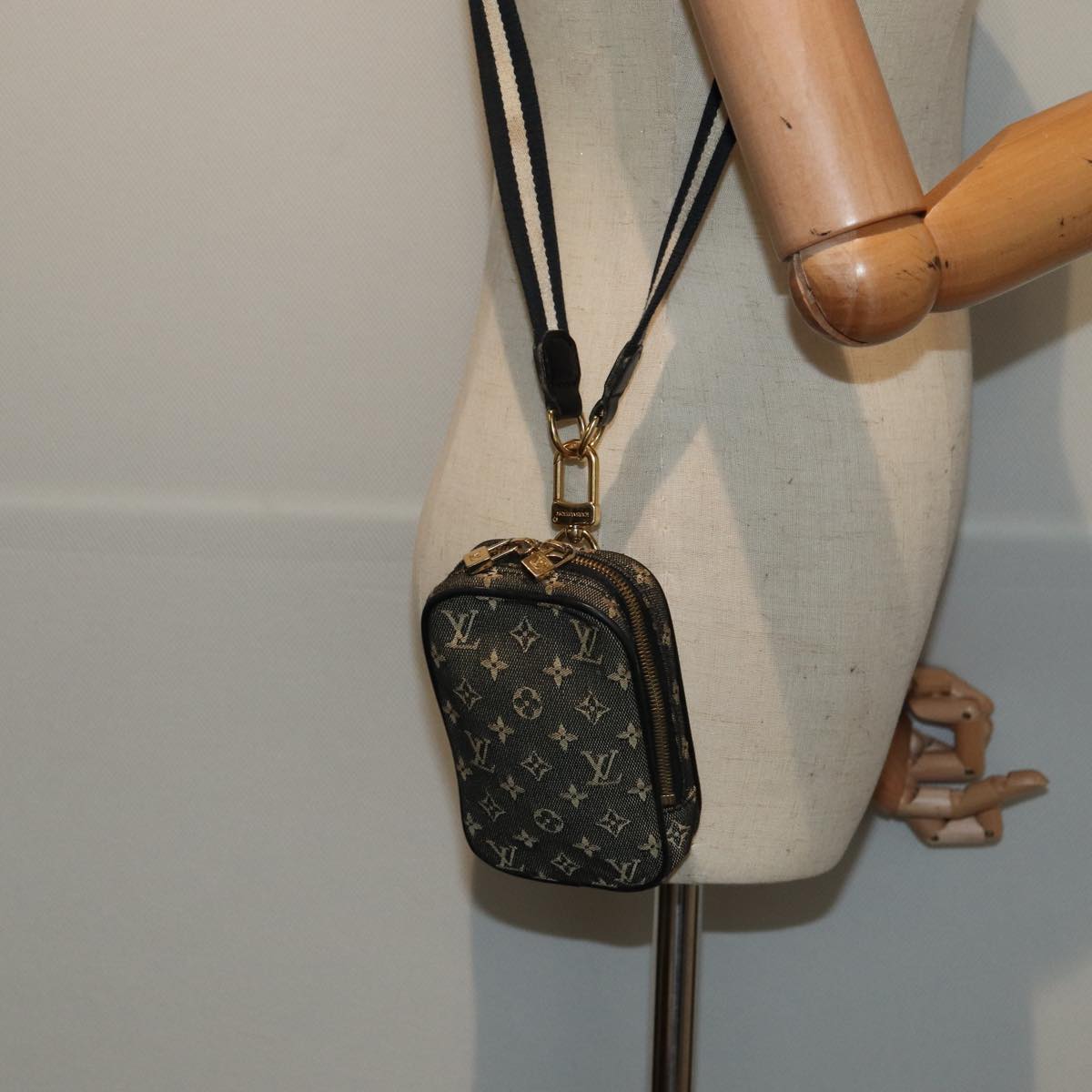 LOUIS VUITTON Monogram Mini Camera Case Housse Digital Black M92066 86293