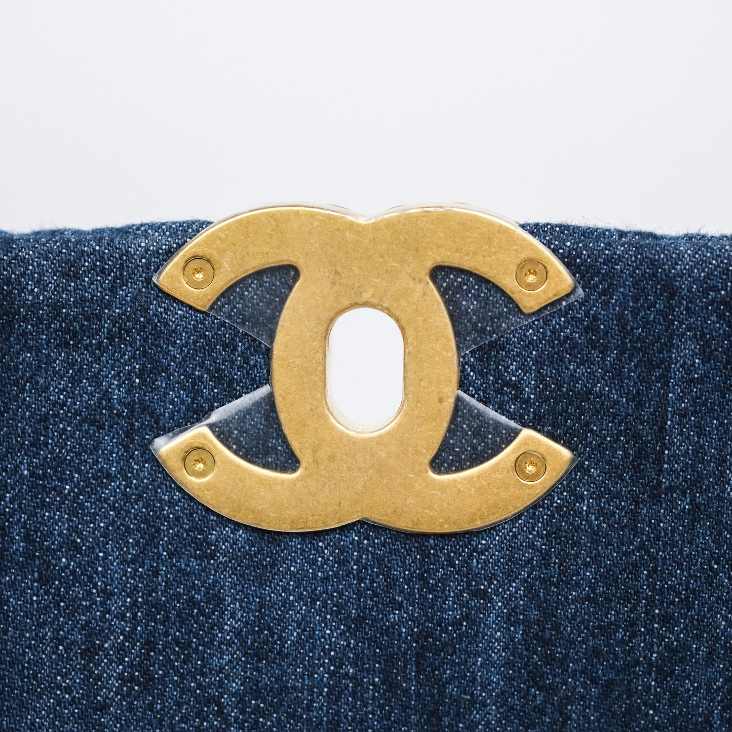 Chanel 19 Medium Dark Denim Mixed Hardware