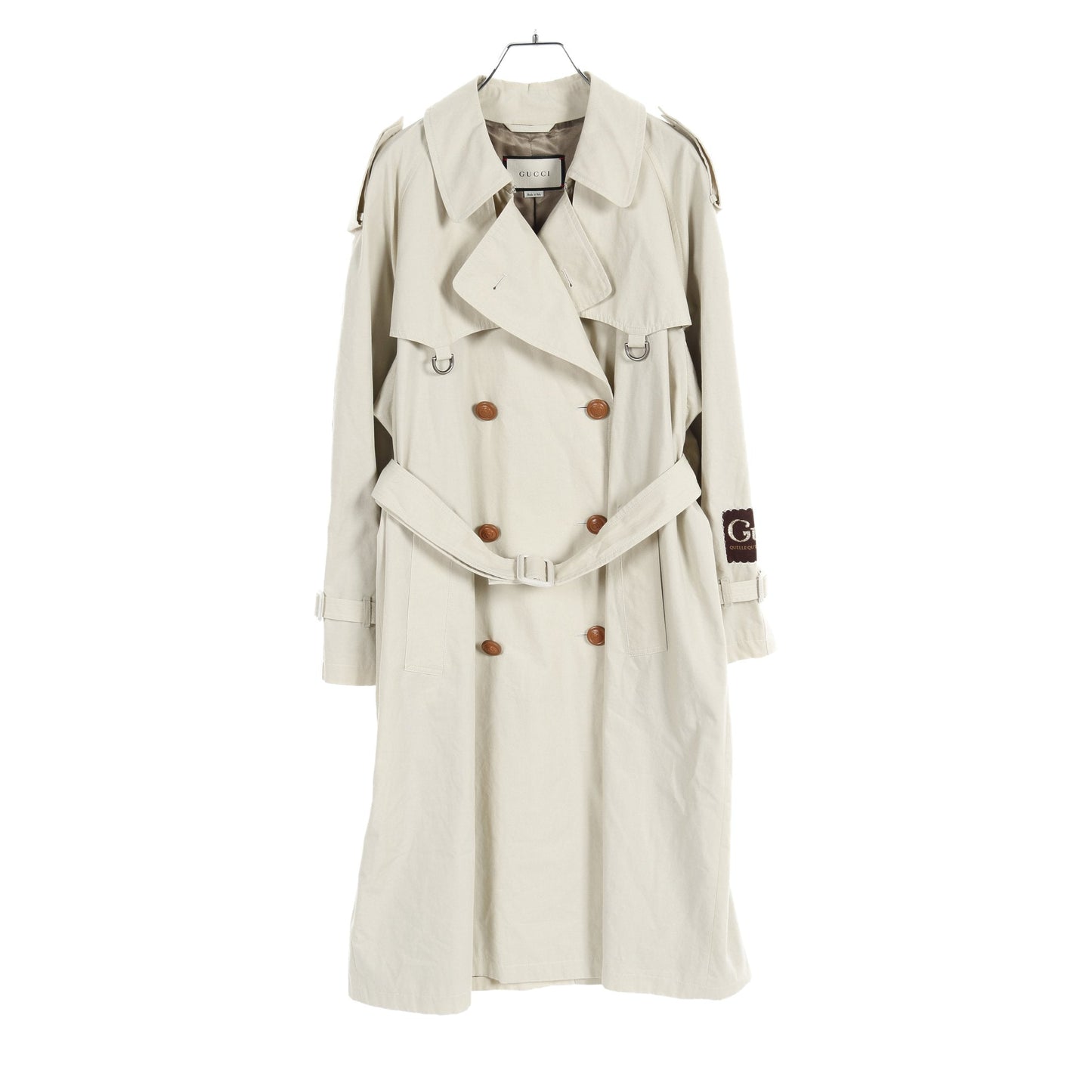 Luxury Gucci Trending 2025 Trench coat Cotton Ivory