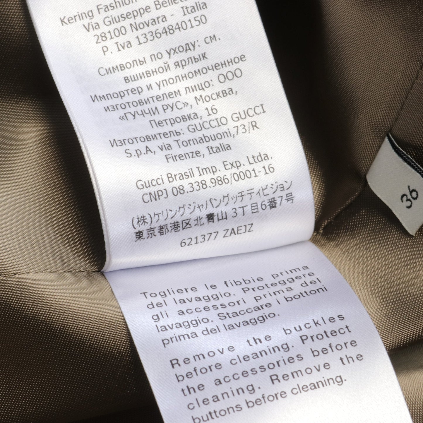 Luxury Gucci Trending 2025 Trench coat Cotton Ivory
