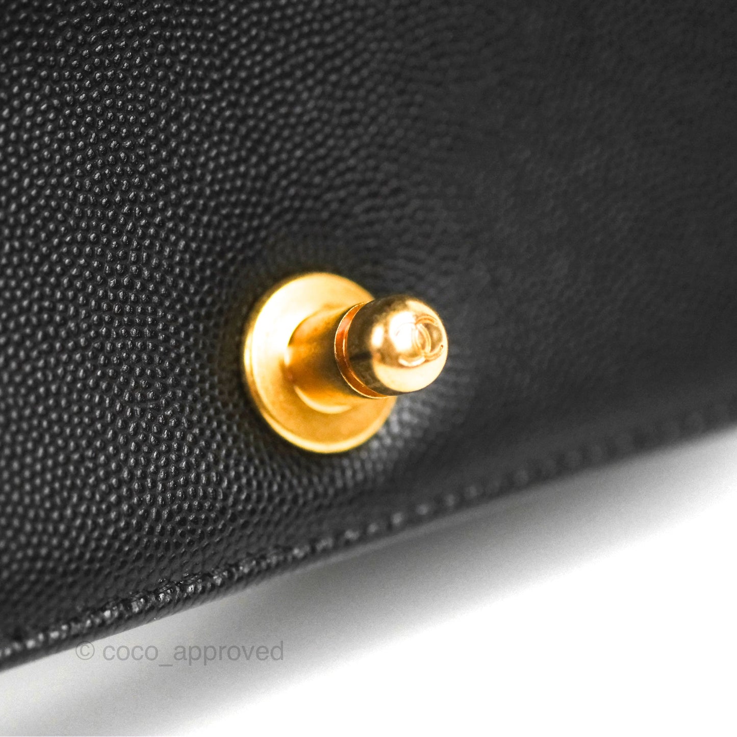 Chanel Small Boy Black Caviar Gold Hardware