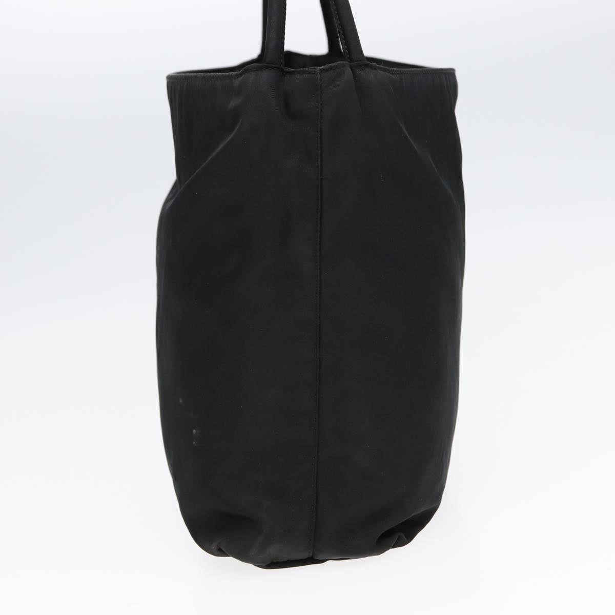 Luxury Prada Tote Bag Nylon Black Silver  86344