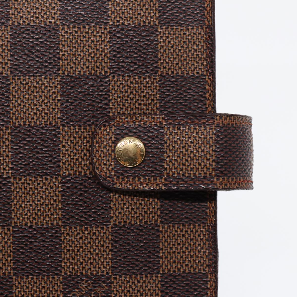 LOUIS VUITTON Damier Ebene Agenda MM Day Planner Cover R20240 LV 86350