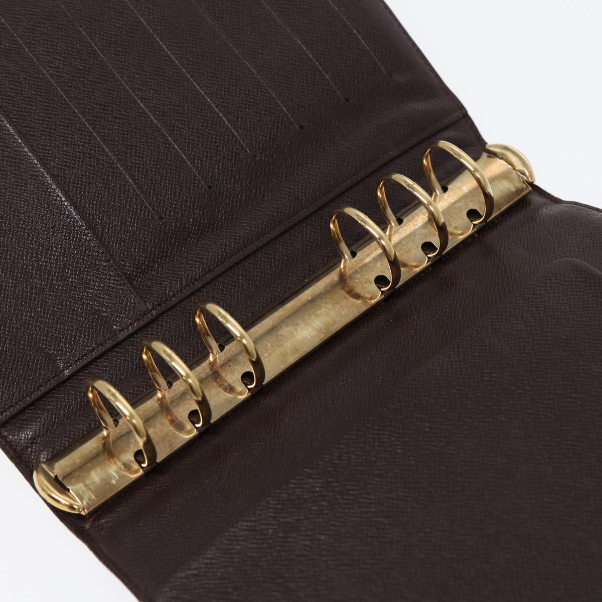 LOUIS VUITTON Damier Ebene Agenda MM Day Planner Cover R20240 LV 86350
