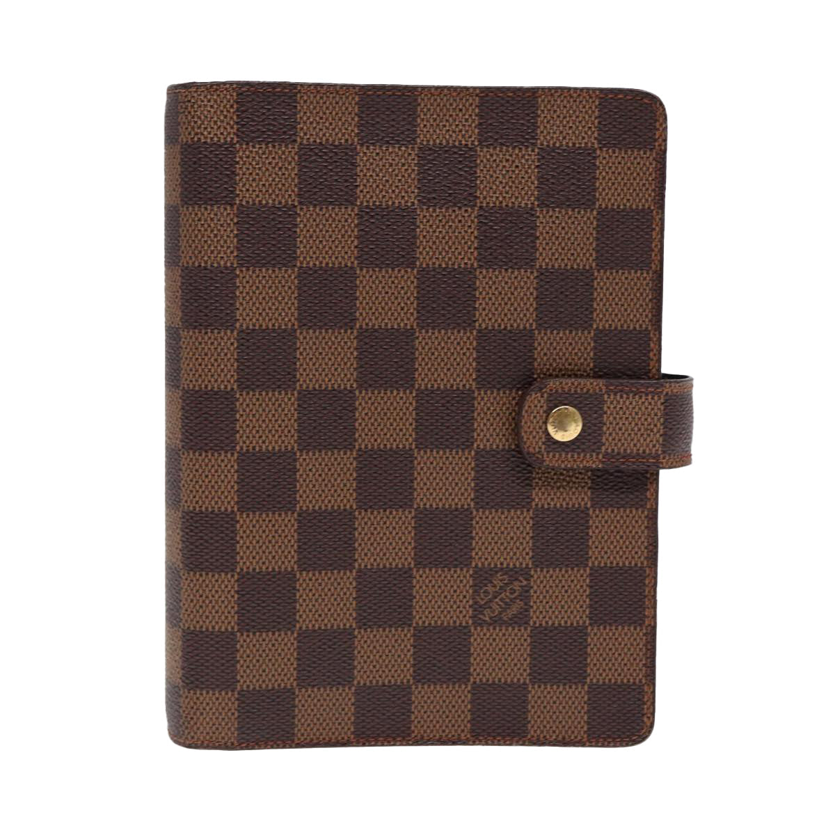 LOUIS VUITTON Damier Ebene Agenda MM Day Planner Cover R20240 LV 86350