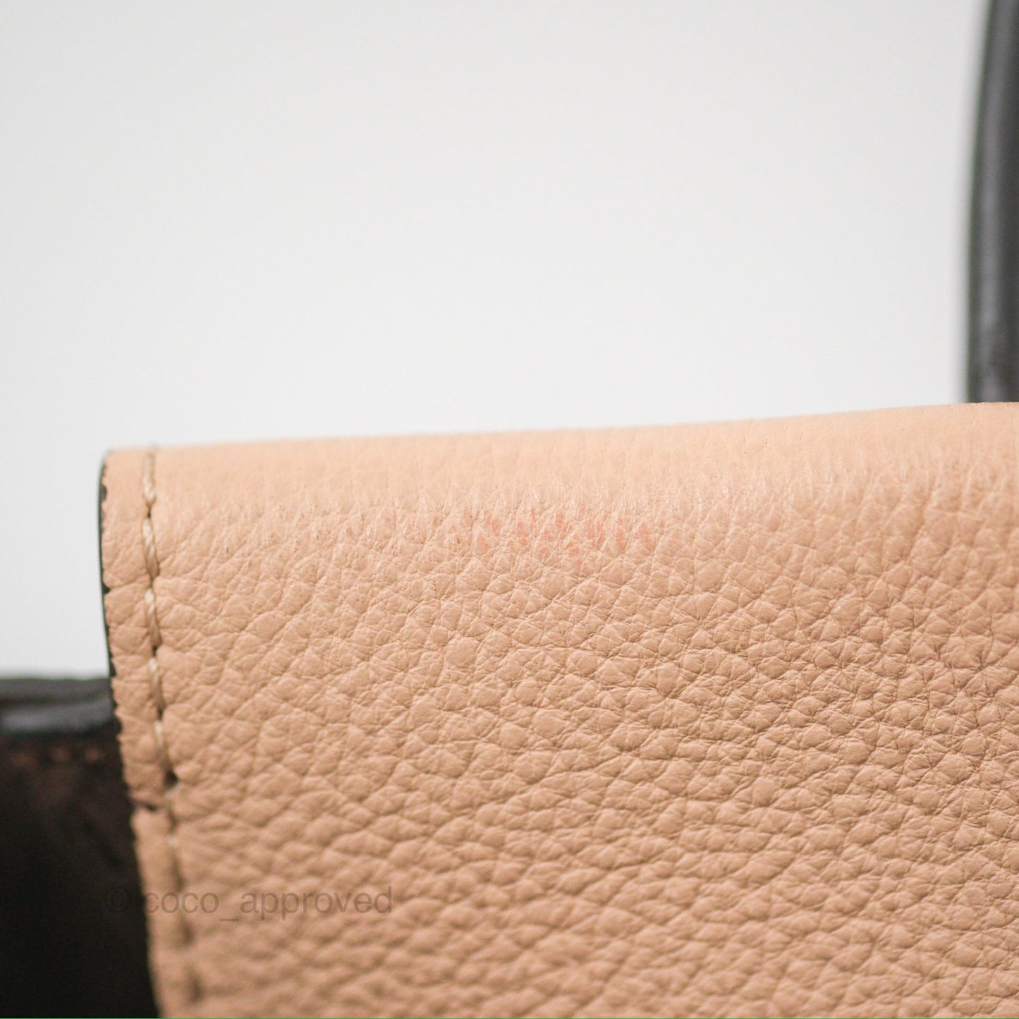 Louis Vuitton Veau Cachemire Tote W BB Petale Grained Calfskin