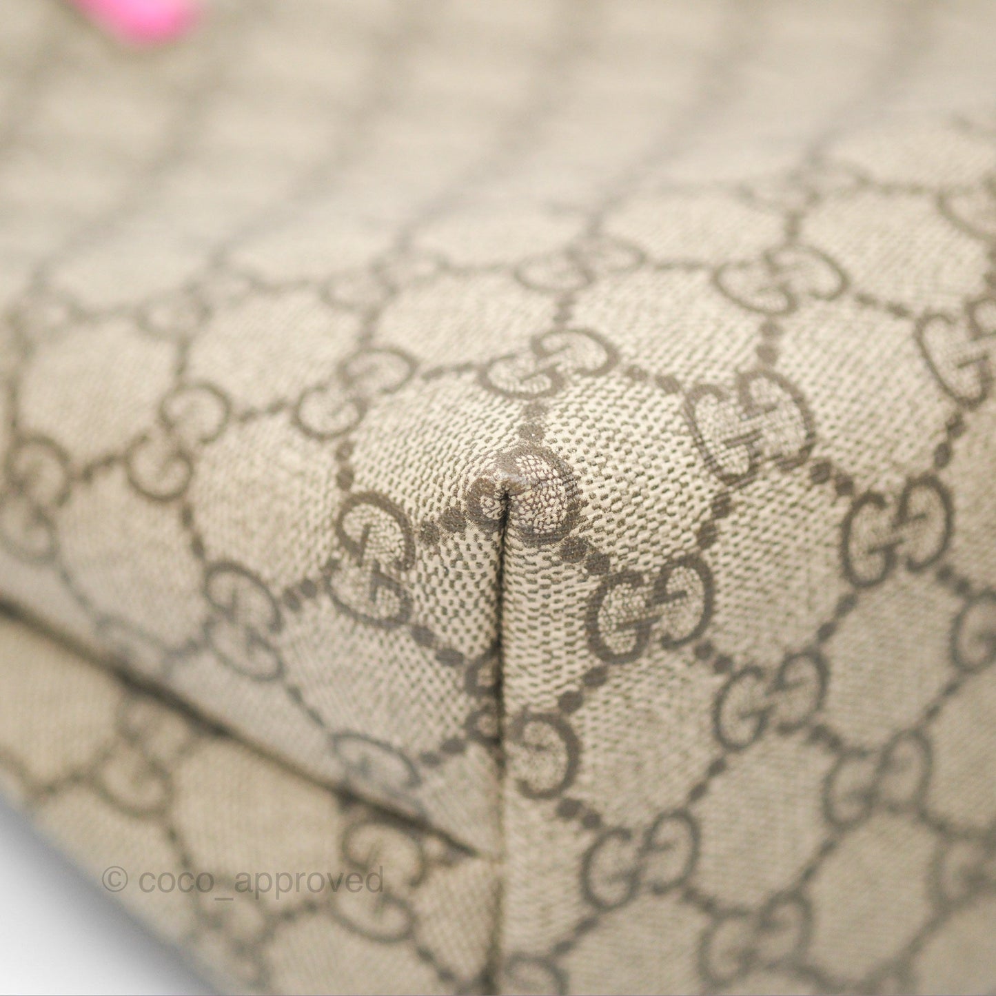 Gucci Kids Bow Tote Bag GG Supreme Monogram