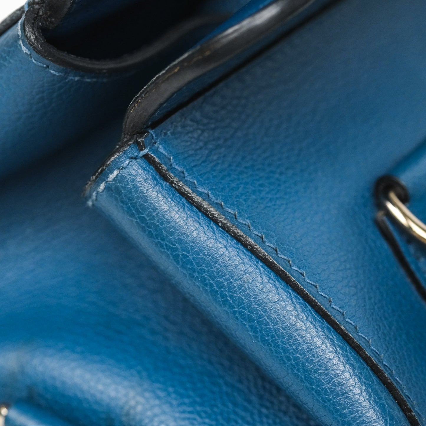 Hermès ToolBox 20 Bleu Cobalt 7C Evercolor Palladium Hardware