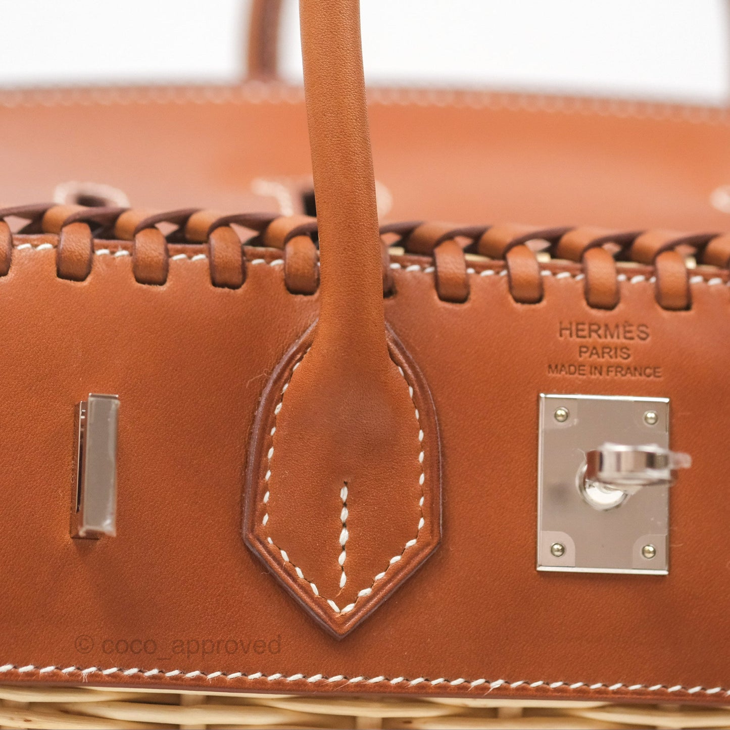Hermès Birkin Picnic 25 Osier/ Barenia Naturel 27/ Fauve 34 Palladium Hardware