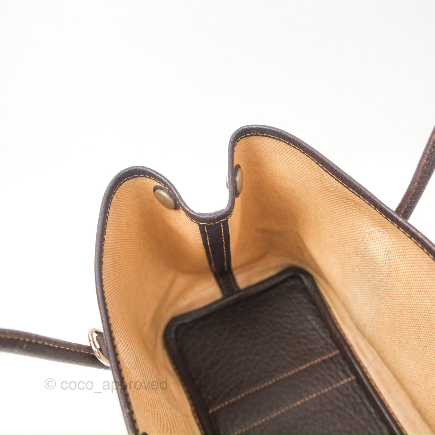 Hermès Garden Party 30 Canvas Brown/ Natural