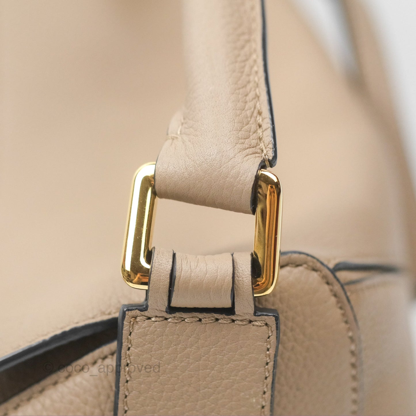 Loewe Small Puzzle Bag Sand Mink Grained Calfskin